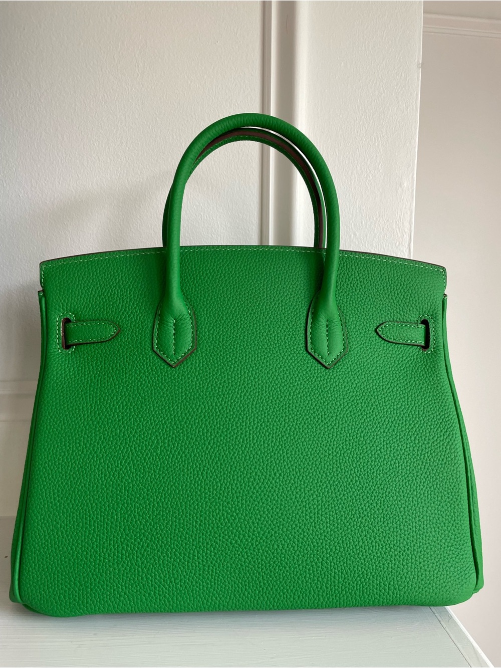 The Ellington 30 - Green - Top-Handle Satchel Bag - Picture 3 of 11